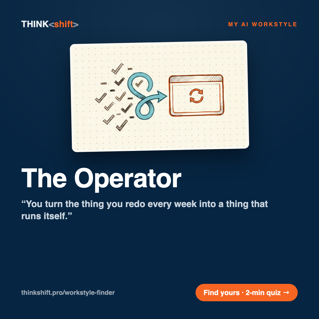 The Operator workstyle badge