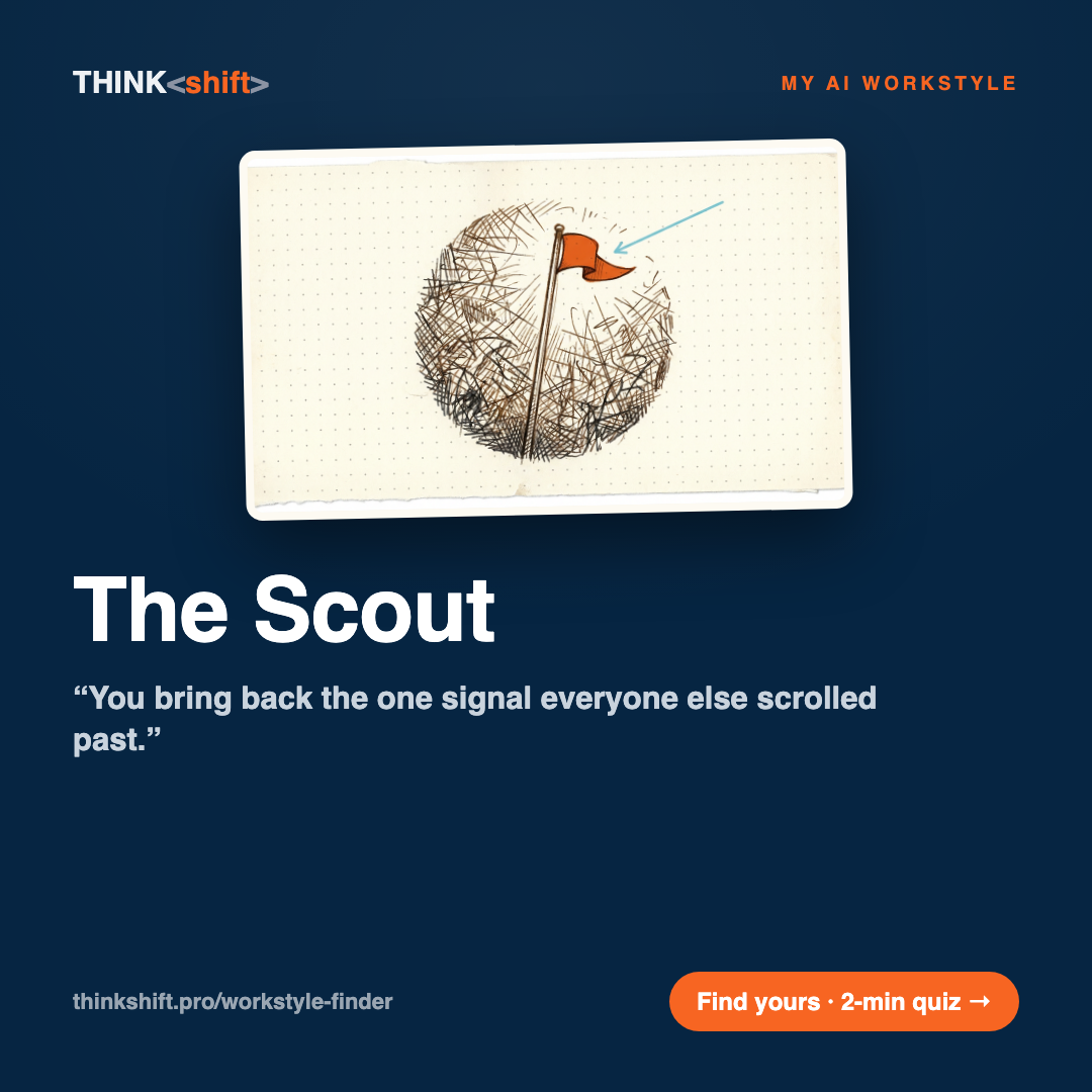 The Scout workstyle badge