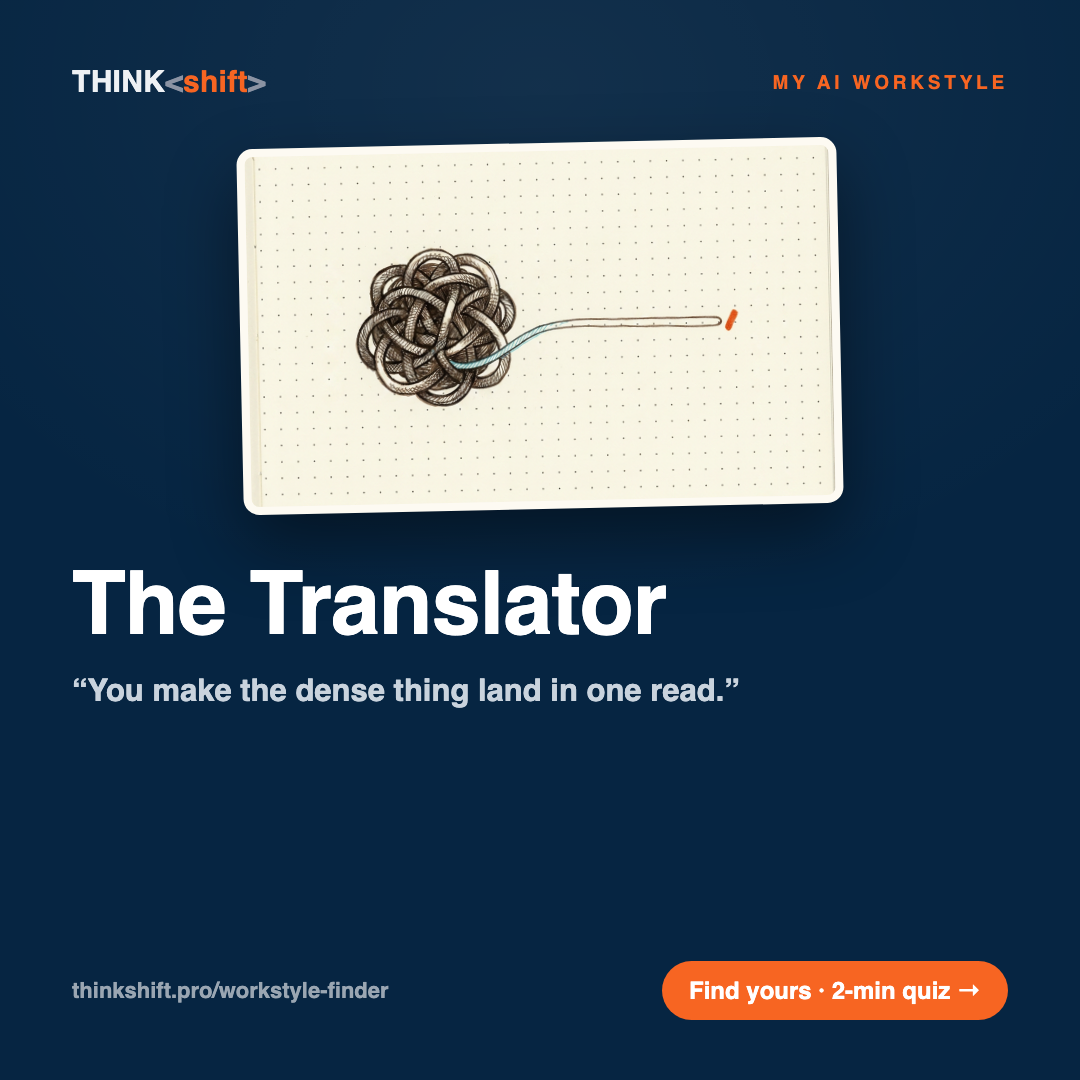 The Translator workstyle badge